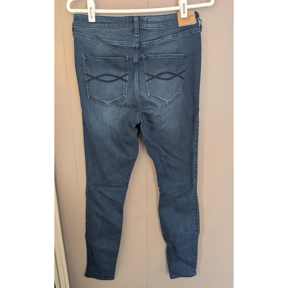 Abercrombie & Fitch Jeans Womens Blue 29 | 8 Jean Legging High Rise Cotton Blend